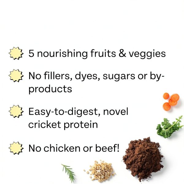 Chippin Dehydrated Dog Food Cricket Protein Sensitive-3
