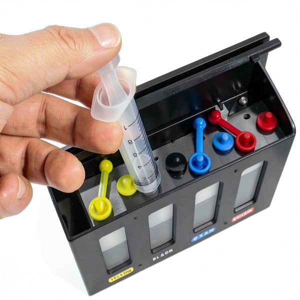 WHS Ink Filling Syringe Set 10ml Luer Lock Needles-5