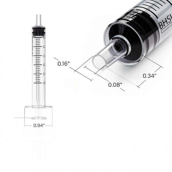 BH Supplies Luer Slip Sterile Syringes 3ml Medical Grade-4
