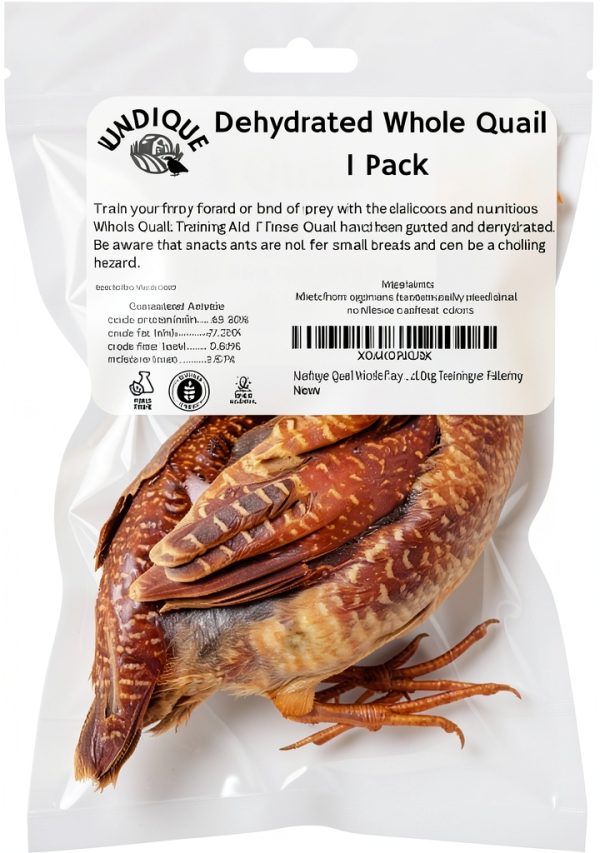 Whole Dehydrated Quail Dog Food by Undique Pet Supplies-0
