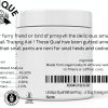 Whole Dehydrated Quail Dog Food by Undique Pet Supplies-2