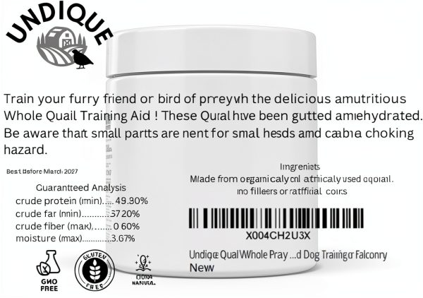 Whole Dehydrated Quail Dog Food by Undique Pet Supplies-2