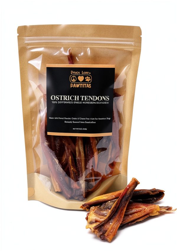 Pawtitas Ostrich Chew Natural Dehydrated Dog Treat-0