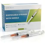 GODCREAT Lab Syringe Needle 3ML with Clear Scale-0