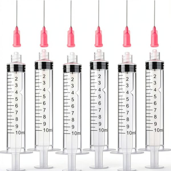WHS Ink Filling Syringe Set 10ml Luer Lock Needles-0