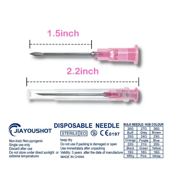 Jiayoushot Lab Needles Luer Lock Stainless Steel Industrial-1