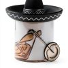 Motorcycle Leather Blanket Border Town Modern-1