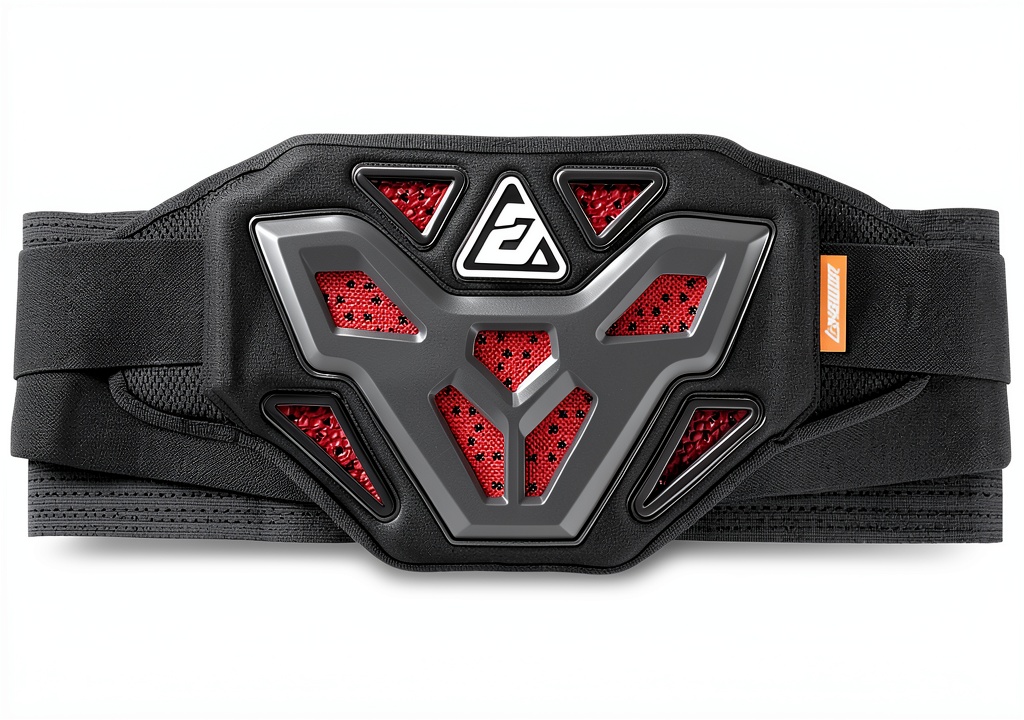 Rider wearing Apex Kidney Belt on a dirt bike