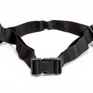 Motorcycle Passenger Belt Outlaw Racing Black Steel Universal Fit-0