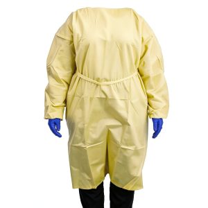 HCS Isolation Gowns Large Yellow Disposable PPE - SMS AAMI Level 2-0