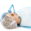 Disposable Isolation Gowns Threlaco 100 Pack Blue 30x42 Unisex-5