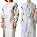 Hospital Disposable Gowns EZGOODZ 3X-Large White Isolation Gown-0