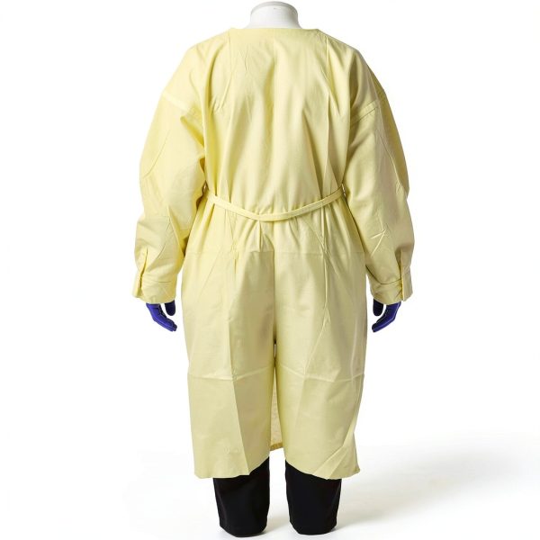 HCS Isolation Gowns Large Yellow Disposable PPE - SMS AAMI Level 2-1