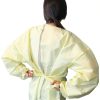 HCS Isolation Gowns Large Yellow Disposable PPE - SMS AAMI Level 2-4